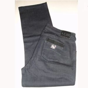 ARMANI JEANS AJ Dark Indigo Blue Jeans Size 34